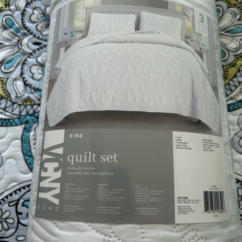 King size coastal quilt